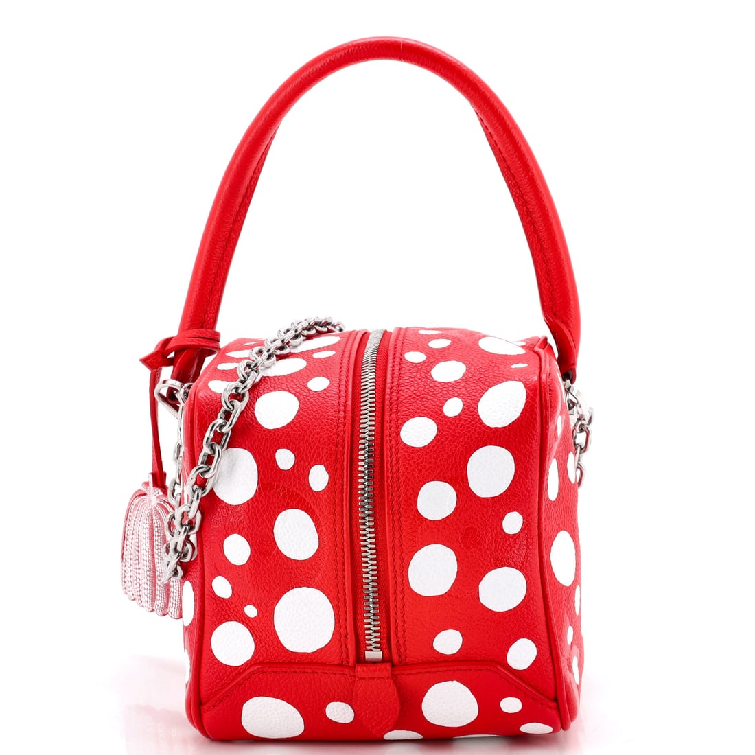 Louis Vuitton Square Bag Yayoi Kusama Infinity Dots Monogram Empreinte Giant Red, White (1 of 7)