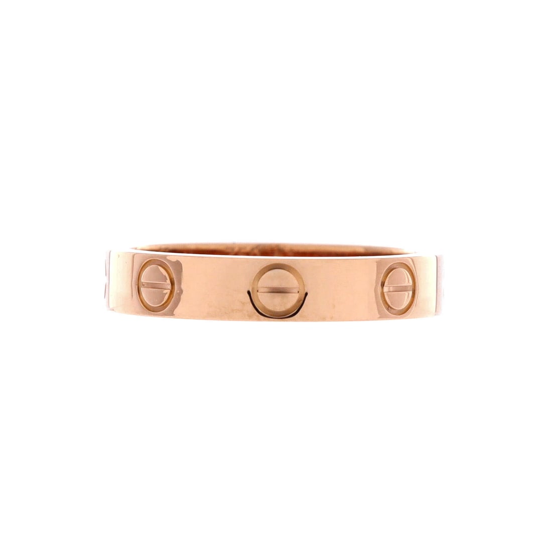 Cartier Love Wedding Band Ring 18K Rose Gold Rose Gold: Cartier's Love Wedding Band Ring, crafted in 18K Rose Gold. Cartier's Love motif carries immediate recognition and consistent demand at auction. Bidders should reference the catalog for the stated rin