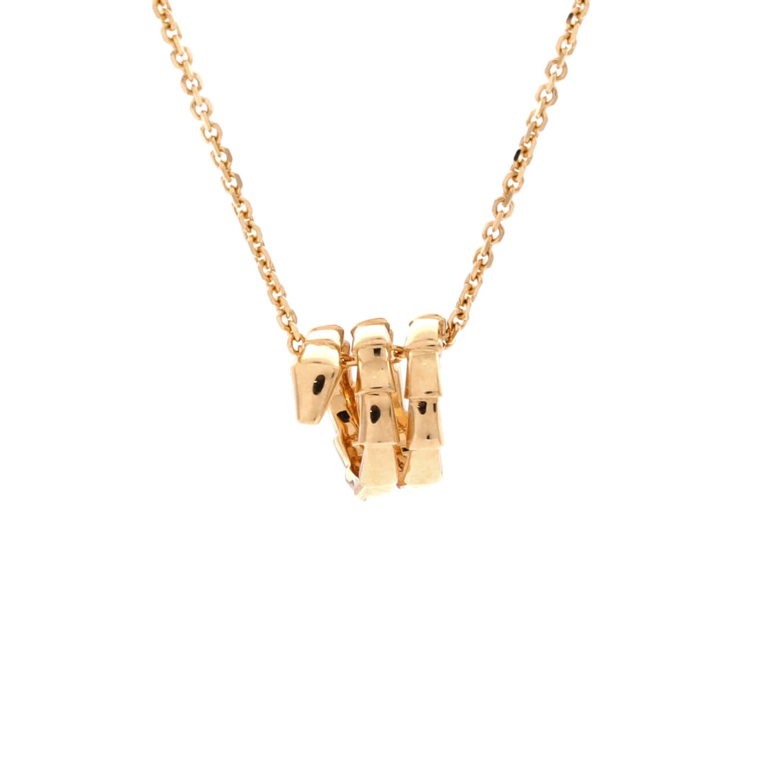 Bvlgari Serpenti Viper Spiral Pendant Necklace 18K Yellow Gold Yellow Gold (1 of 4)