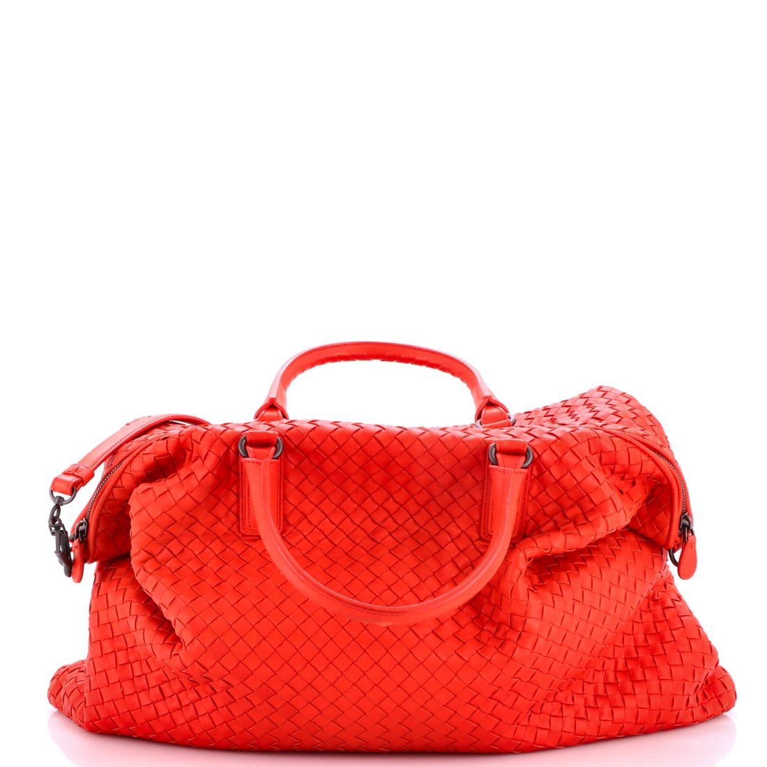 Bottega Veneta Convertible Satchel Intrecciato Nappa Maxi Orange (1 of 9)
