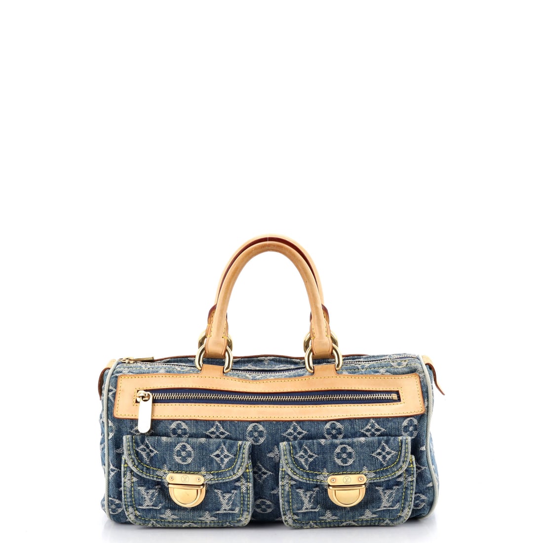 Louis Vuitton Neo Speedy Bag Denim Blue (1 of 8)