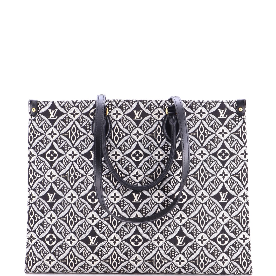 Louis Vuitton OnTheGo Tote Limited Edition Since 1854 Monogram Jacquard GM Black (1 of 7)