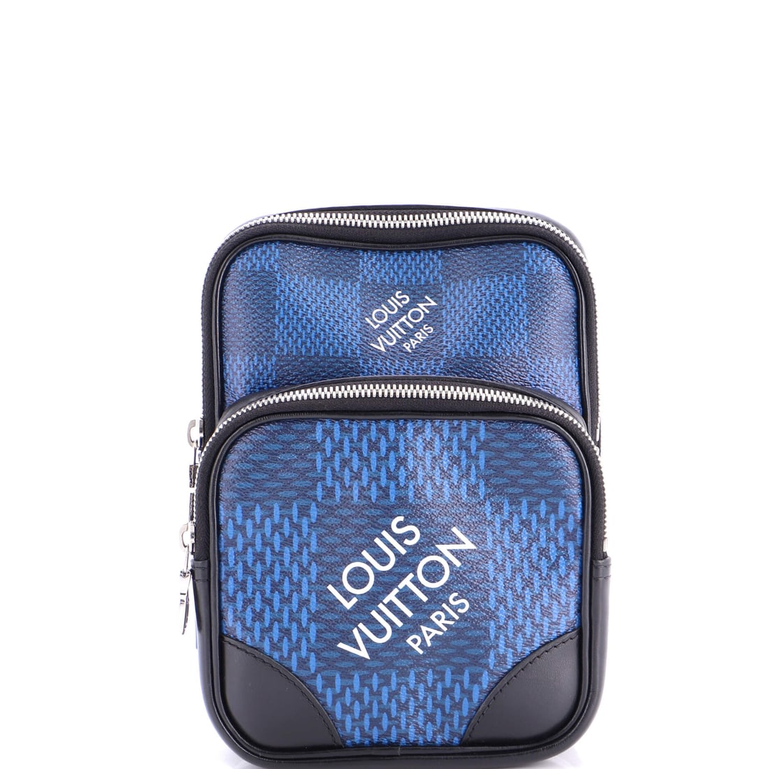 Louis Vuitton Amazone Sling Bag Limited Edition Damier Graphite 3D Blue (1 of 7)