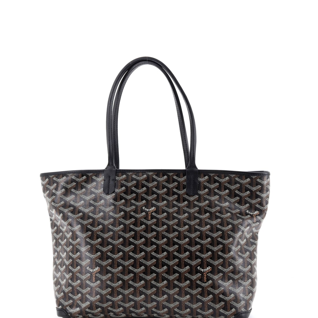 Goyard Artois Tote Coated Canvas PM Black (1 of 7)