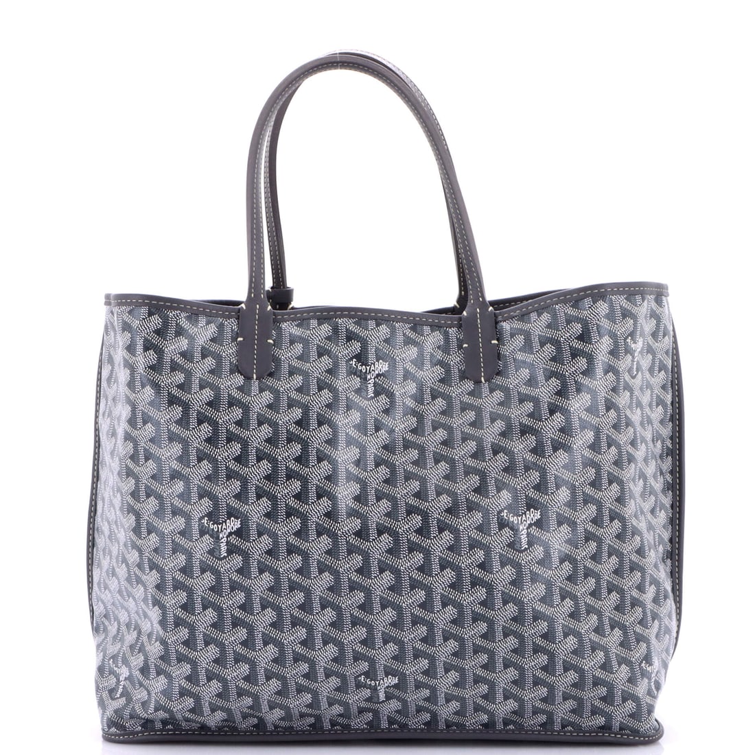 Goyard Anjou Reversible Tote Coated Canvas PM Gray (1 of 9)