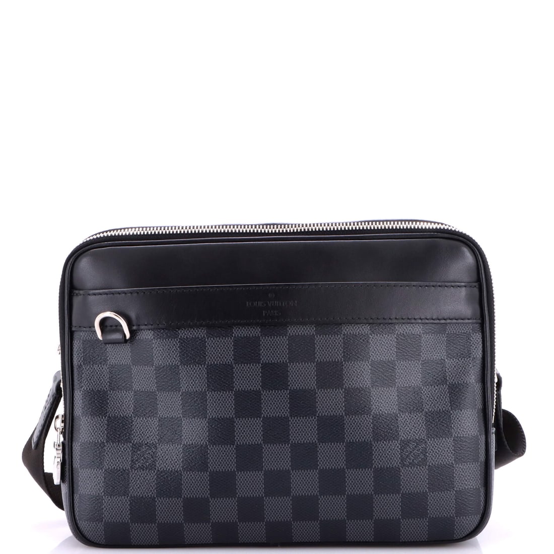 Louis Vuitton Trocadero NM Messenger Damier Graphite PM Black (1 of 8)