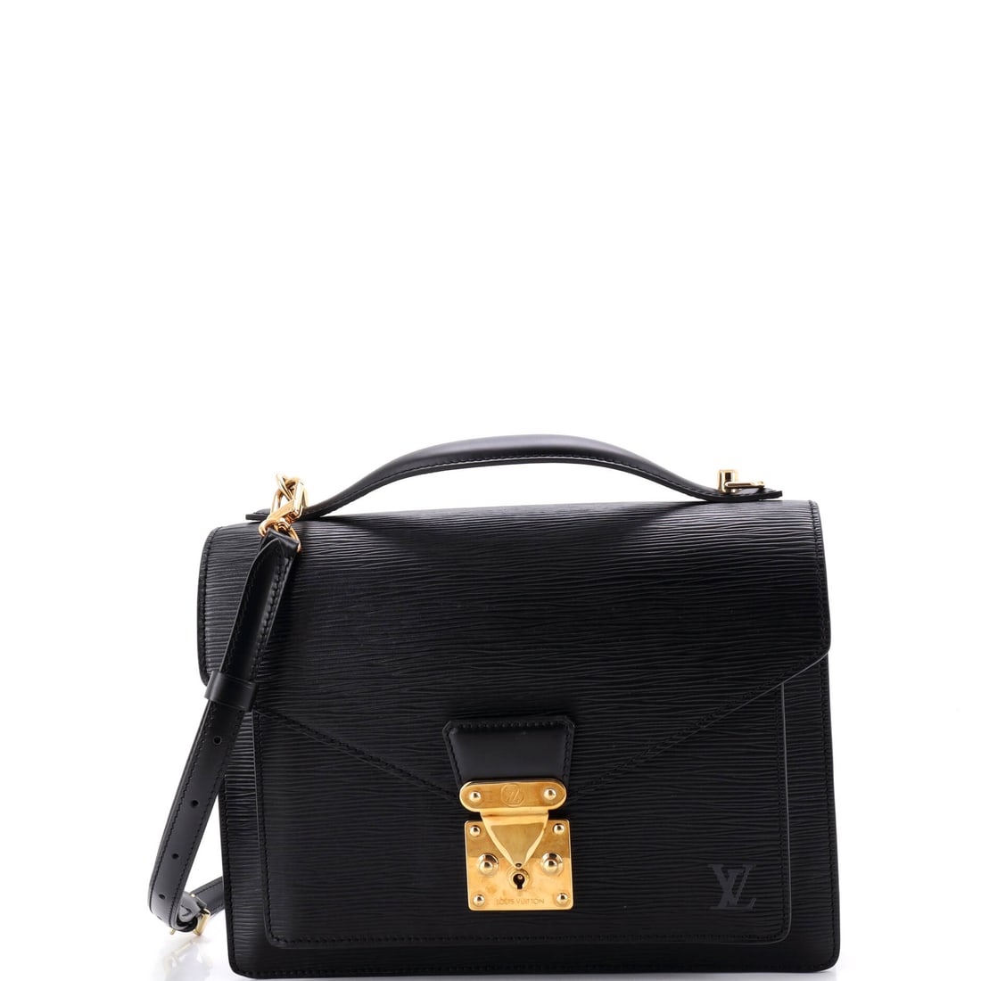 Louis Vuitton Monceau Handbag Epi Leather Black (1 of 8)