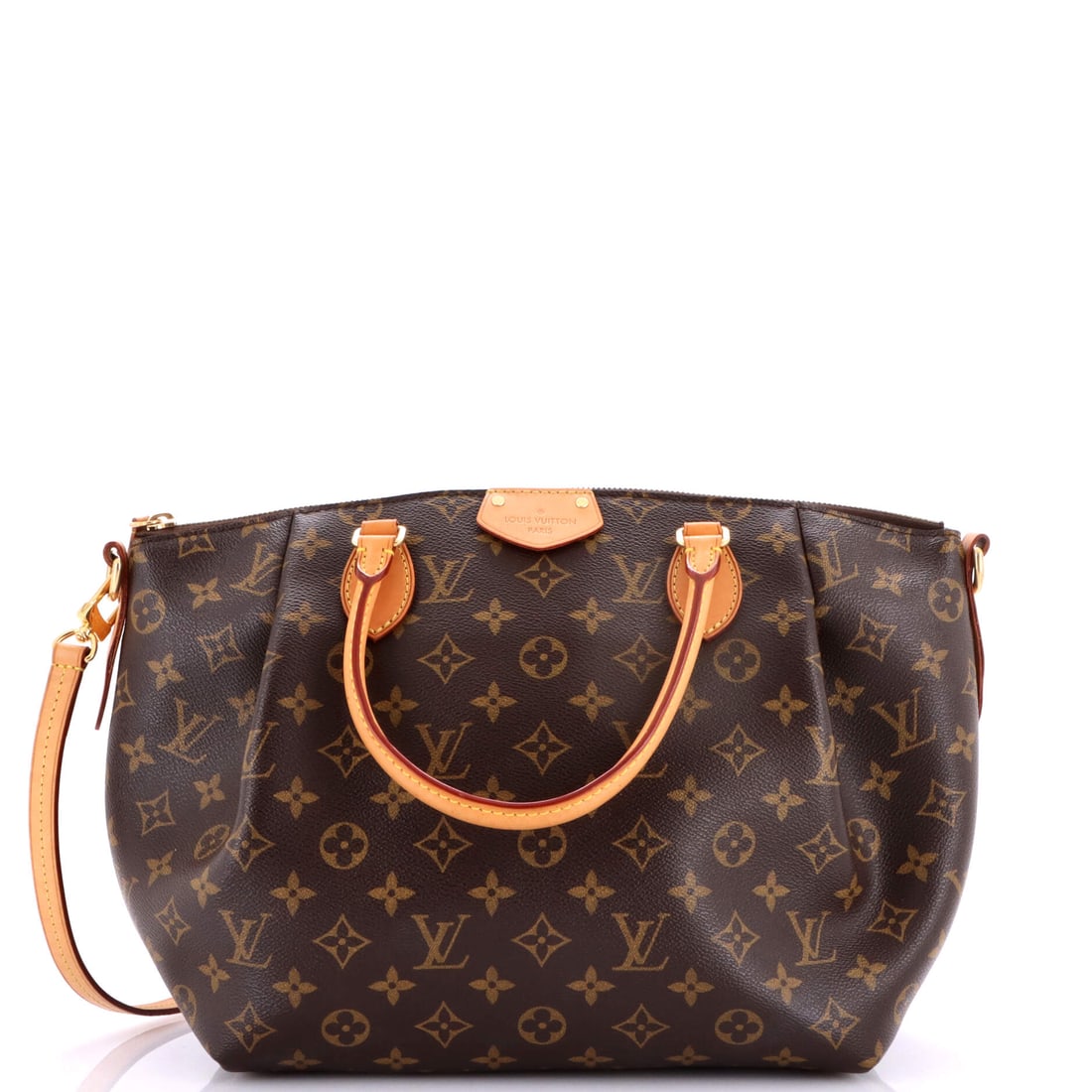 Louis Vuitton Turenne Handbag Monogram Canvas MM Brown (1 of 9)