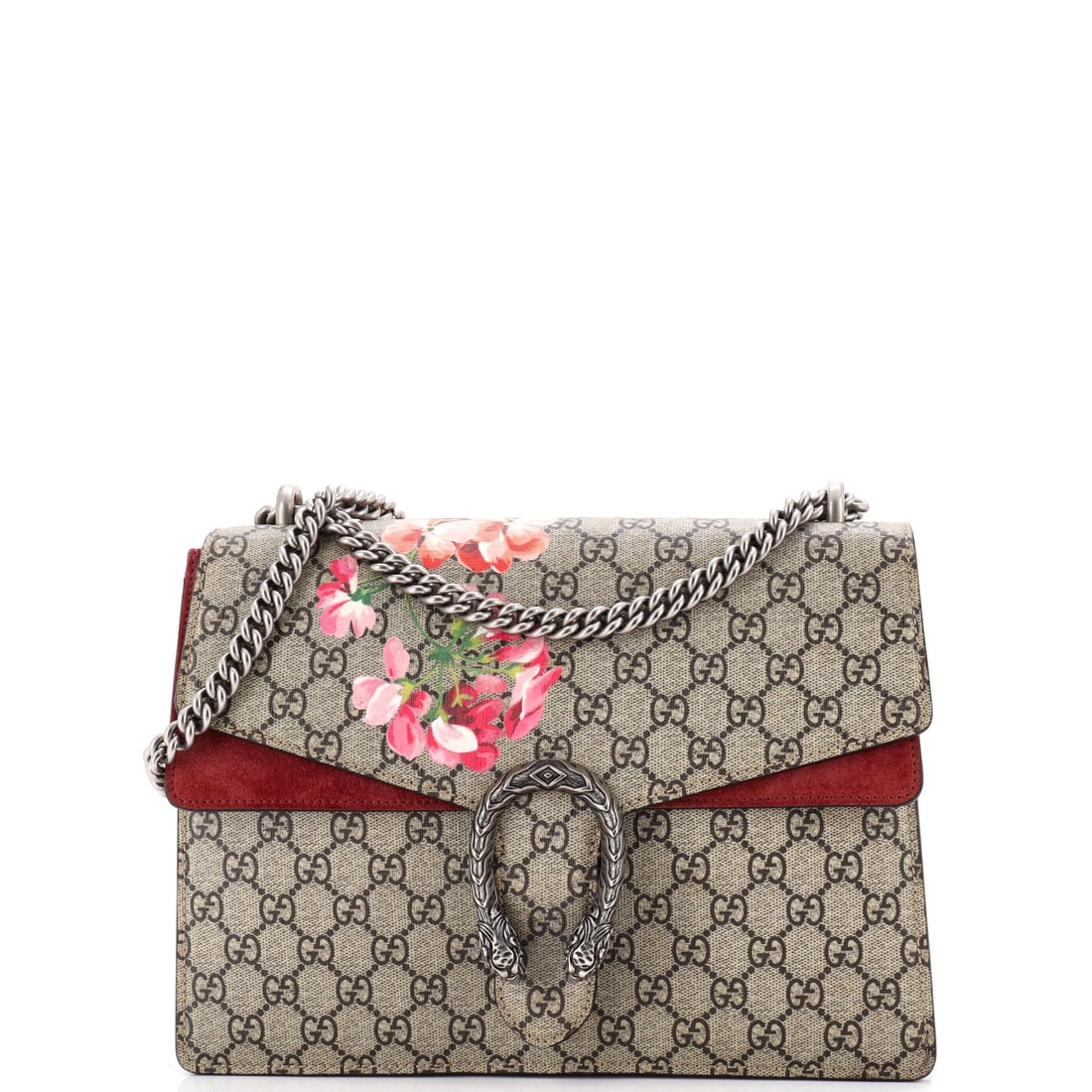 Gucci Dionysus Bag Blooms Print GG Coated Canvas Medium Brown, Print (1 of 7)