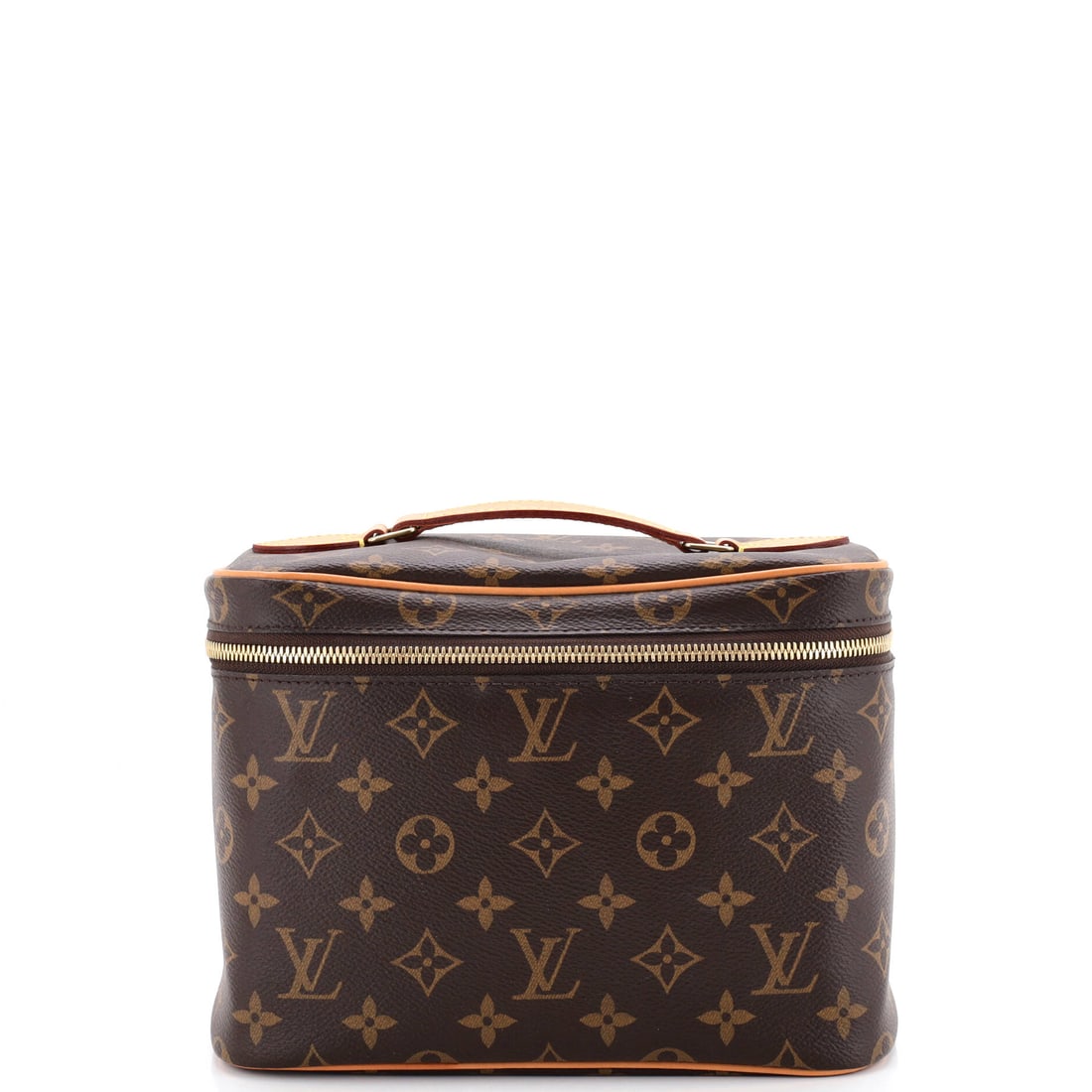 Louis Vuitton Nice Vanity Case Macassar Monogram Canvas BB Brown (1 of 7)