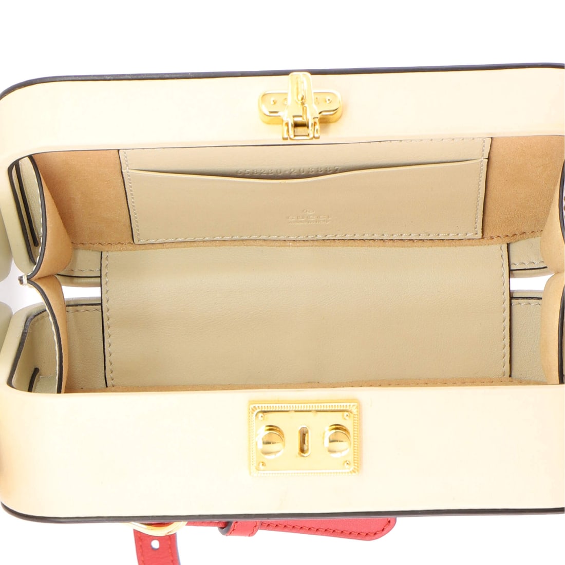 Gucci Interlocking G Camera Bag Leather Neutral - 5