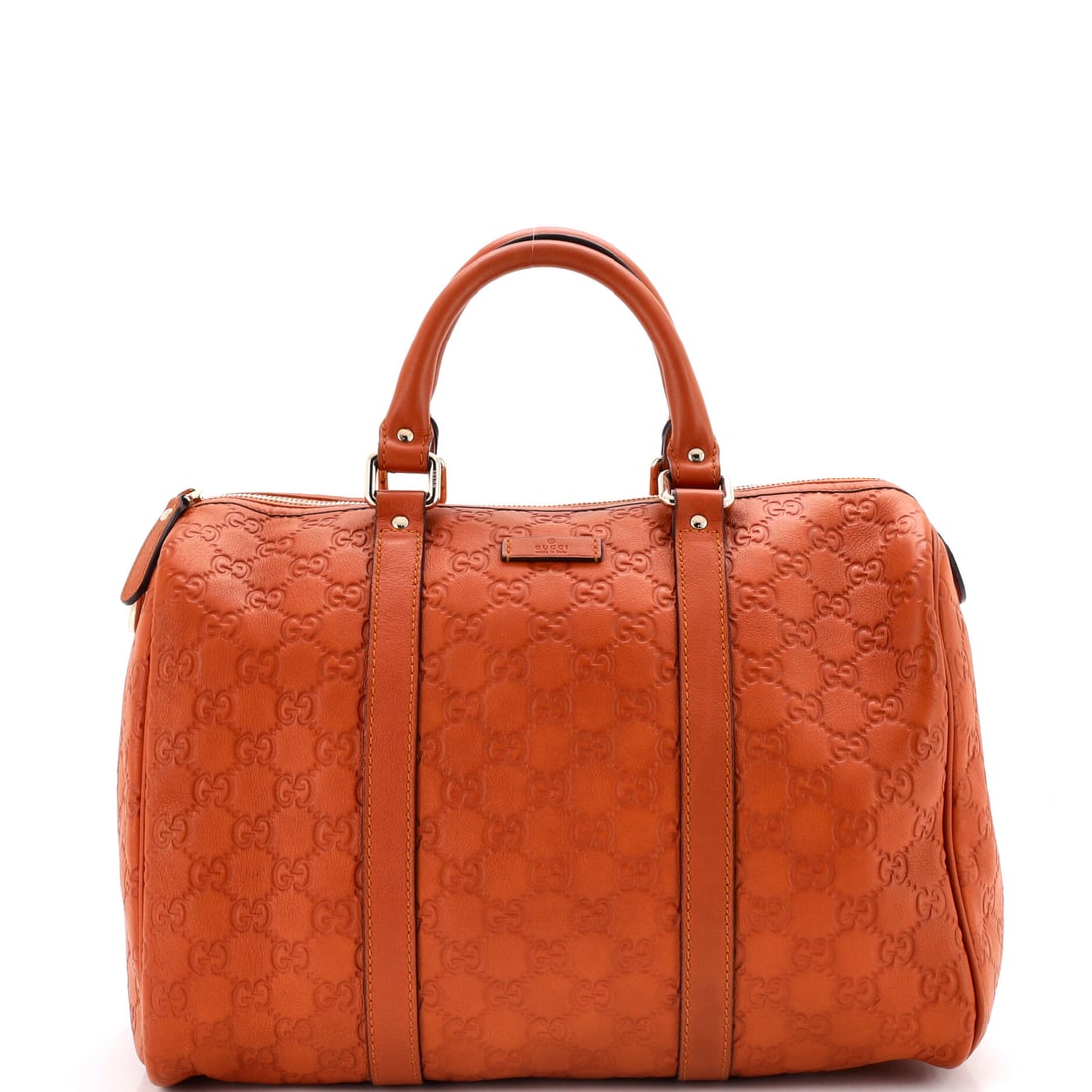 Gucci Joy Boston Bag Guccissima Leather Medium Orange (1 of 6)