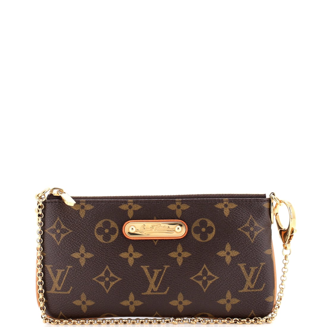 Louis Vuitton Milla Pochette Monogram Canvas MM Brown (1 of 7)