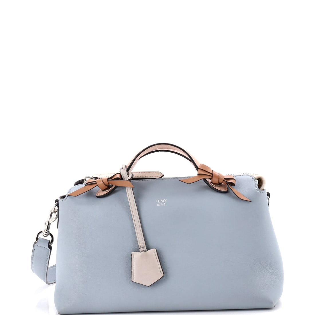 Fendi By The Way Satchel Calfskin Medium Blue (1 of 7)