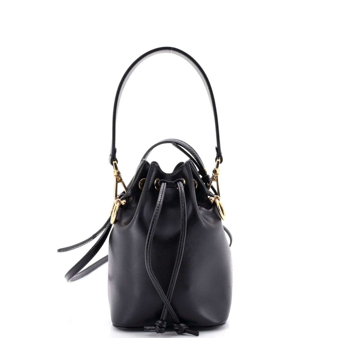 Fendi Mon Tresor Bucket Bag Leather Mini Black (1 of 6)