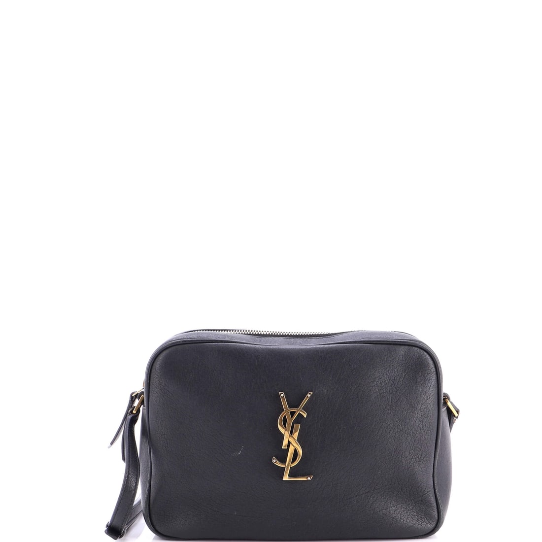 Saint Laurent Lou Camera Bag Leather Small Black (1 of 7)