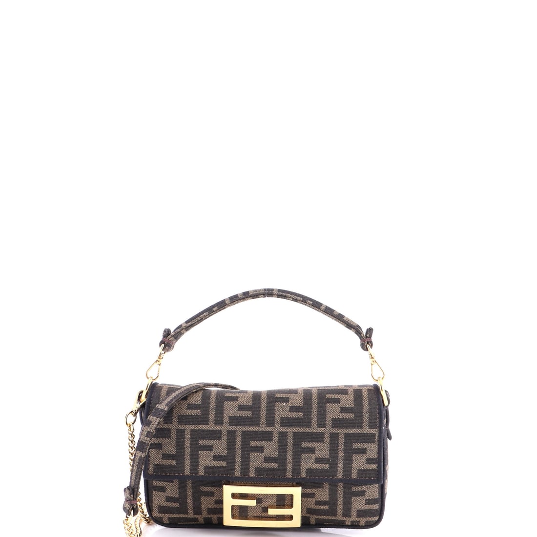 Fendi Baguette NM Bag Zucca Canvas Mini Brown (1 of 6)