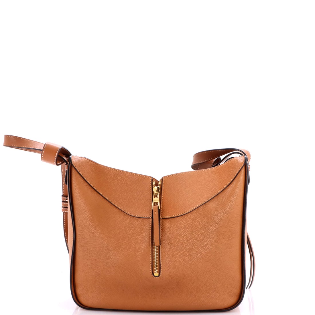 Loewe Hammock Bag Leather Small Brown (1 of 8)
