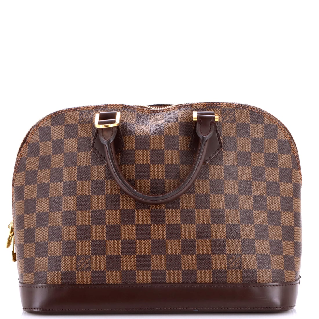 Louis Vuitton Vintage Alma Handbag Damier PM Brown (1 of 9)