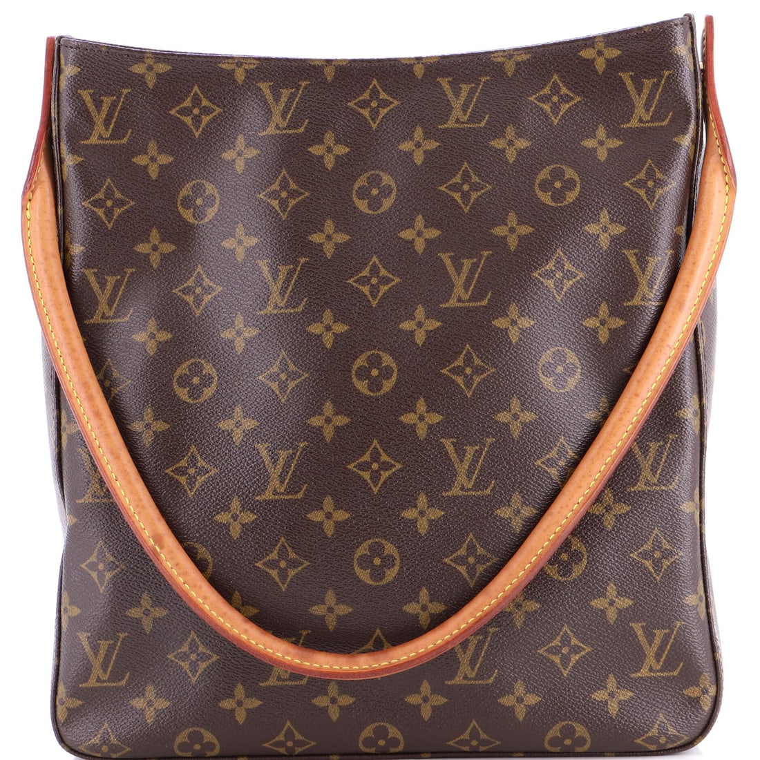 Louis Vuitton Looping Handbag Monogram Canvas GM Brown (1 of 9)