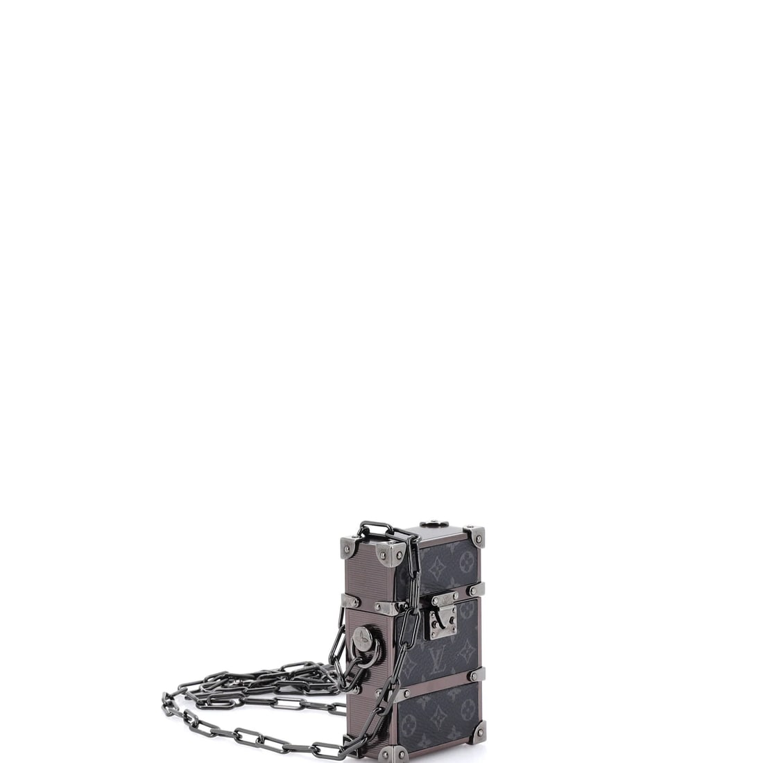 Louis Vuitton Trunk Box Pouch Monogram Eclipse Canvas - 2