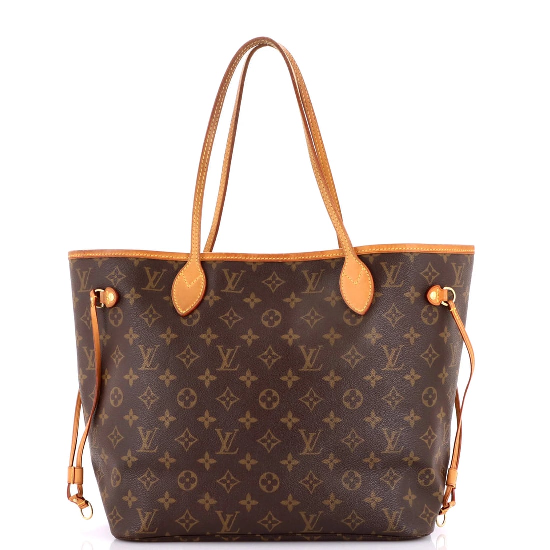 Louis Vuitton Neverfull Tote Monogram Canvas MM: Rendered in Monogram coated canvas, the Louis Vuitton Neverfull tote shows the house's hand. The bag is sized in the medium MM size. Reviewed for authenticity and offered with Maison de Beaubigonne's