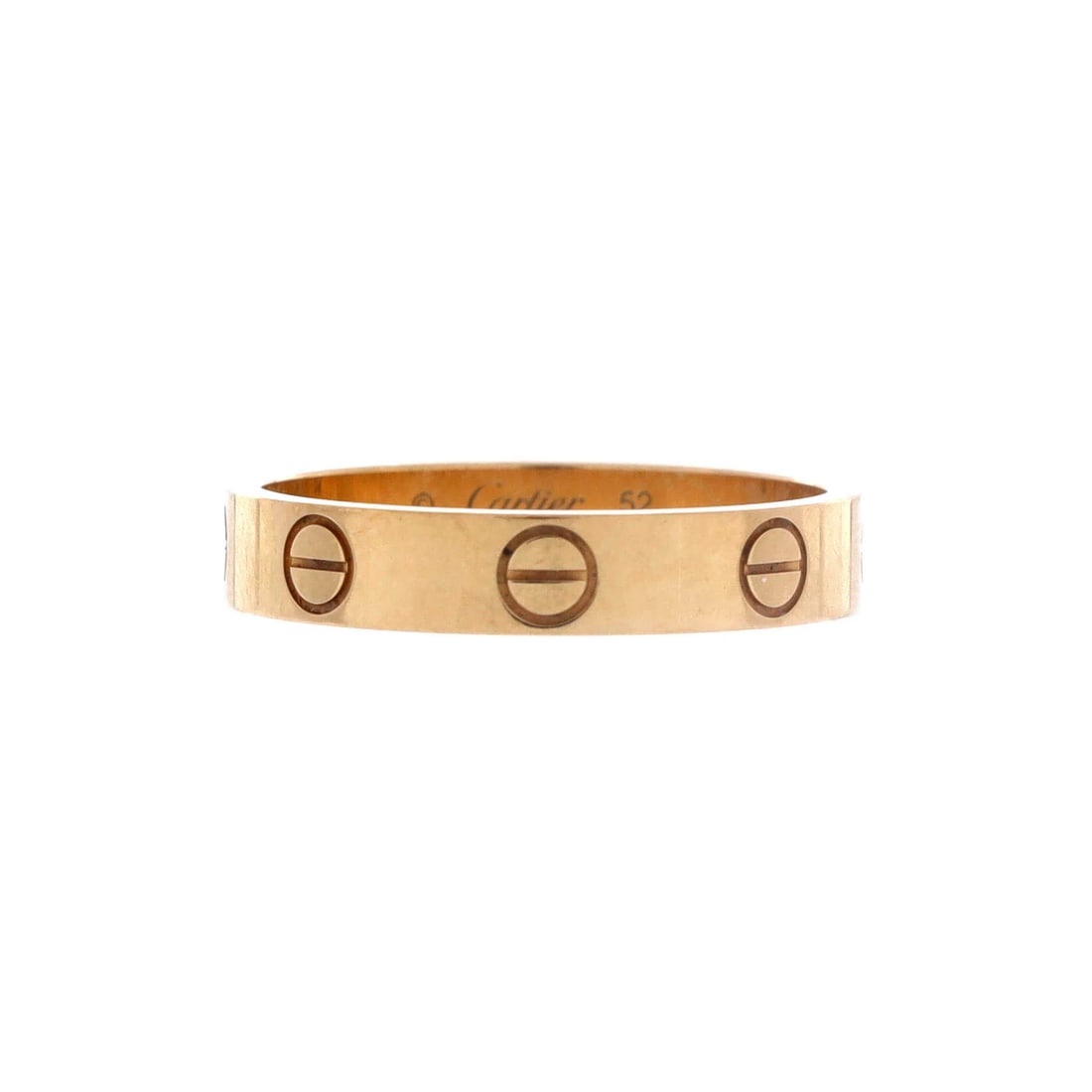 Cartier Love Wedding Band Ring 18K Yellow Gold 6-52: Here is the Cartier Love ring, finished in 18K yellow gold. Ring size is given as US 6 / EU 52. Authenticity comes guaranteed, as with every Maison de Beaubigonne lot. The yellow gold finish lends a