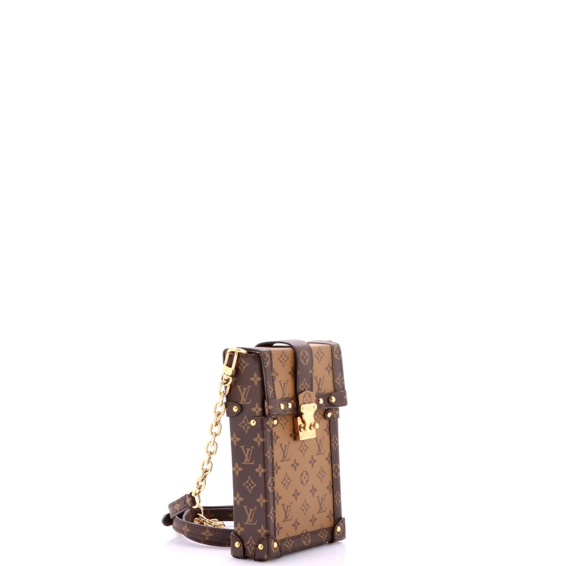 Louis Vuitton Vertical Trunk Pochette Reverse Monogram Canvas - 2