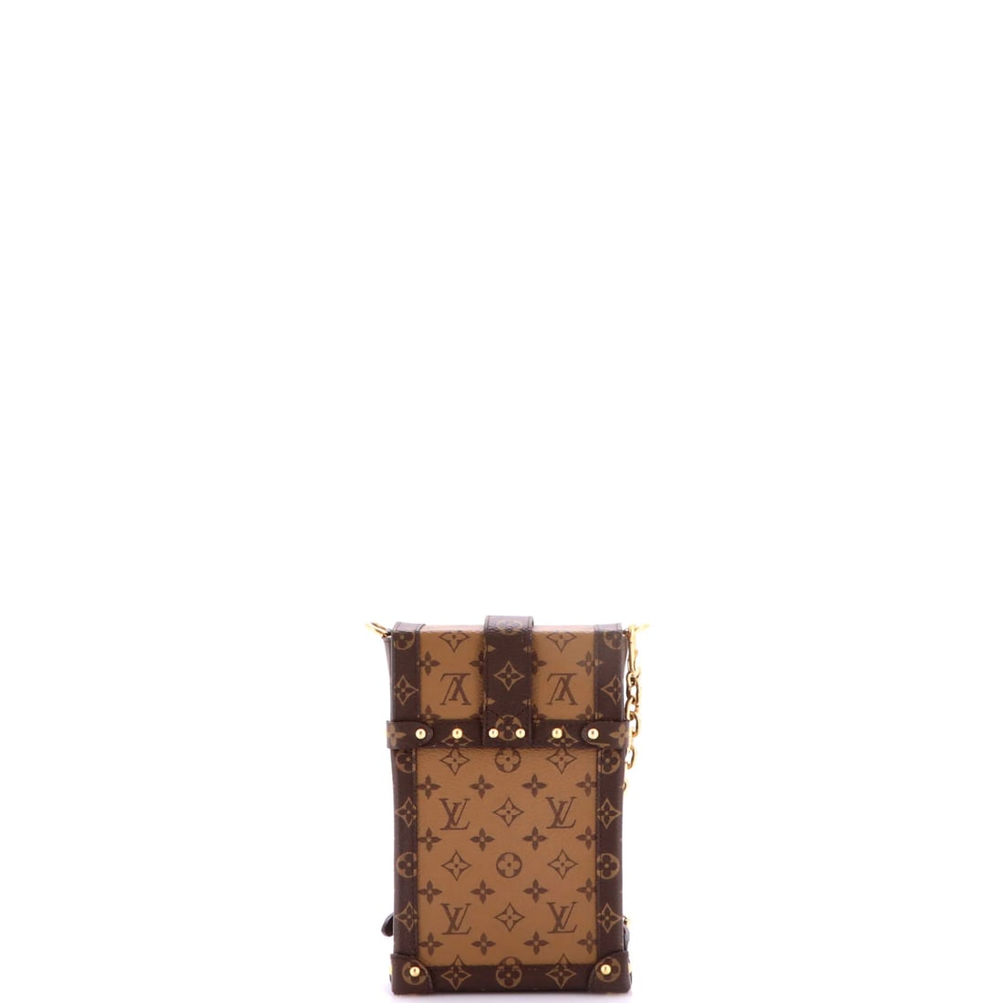 Louis Vuitton Vertical Trunk Pochette Reverse Monogram Canvas - 3