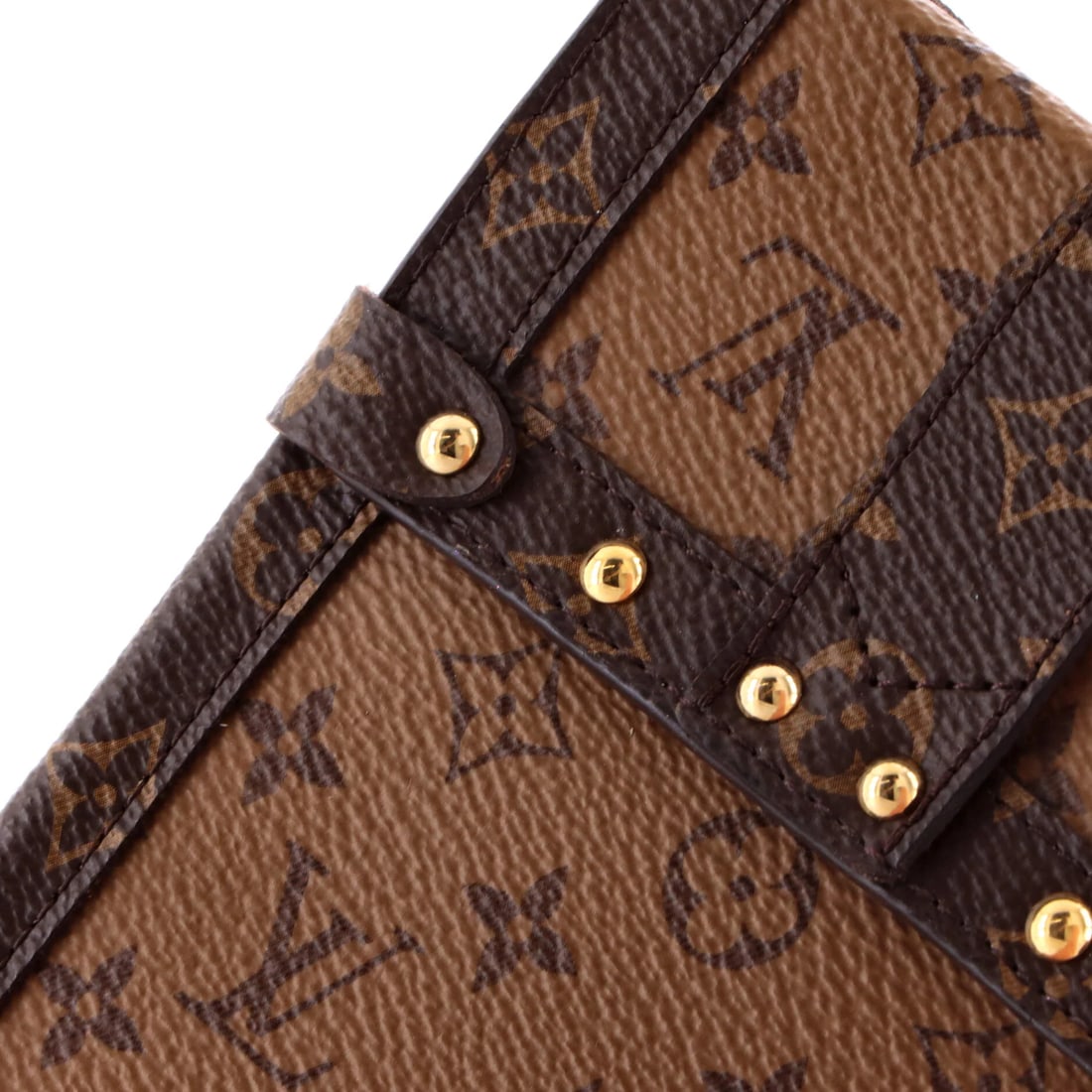 Louis Vuitton Vertical Trunk Pochette Reverse Monogram Canvas - 6