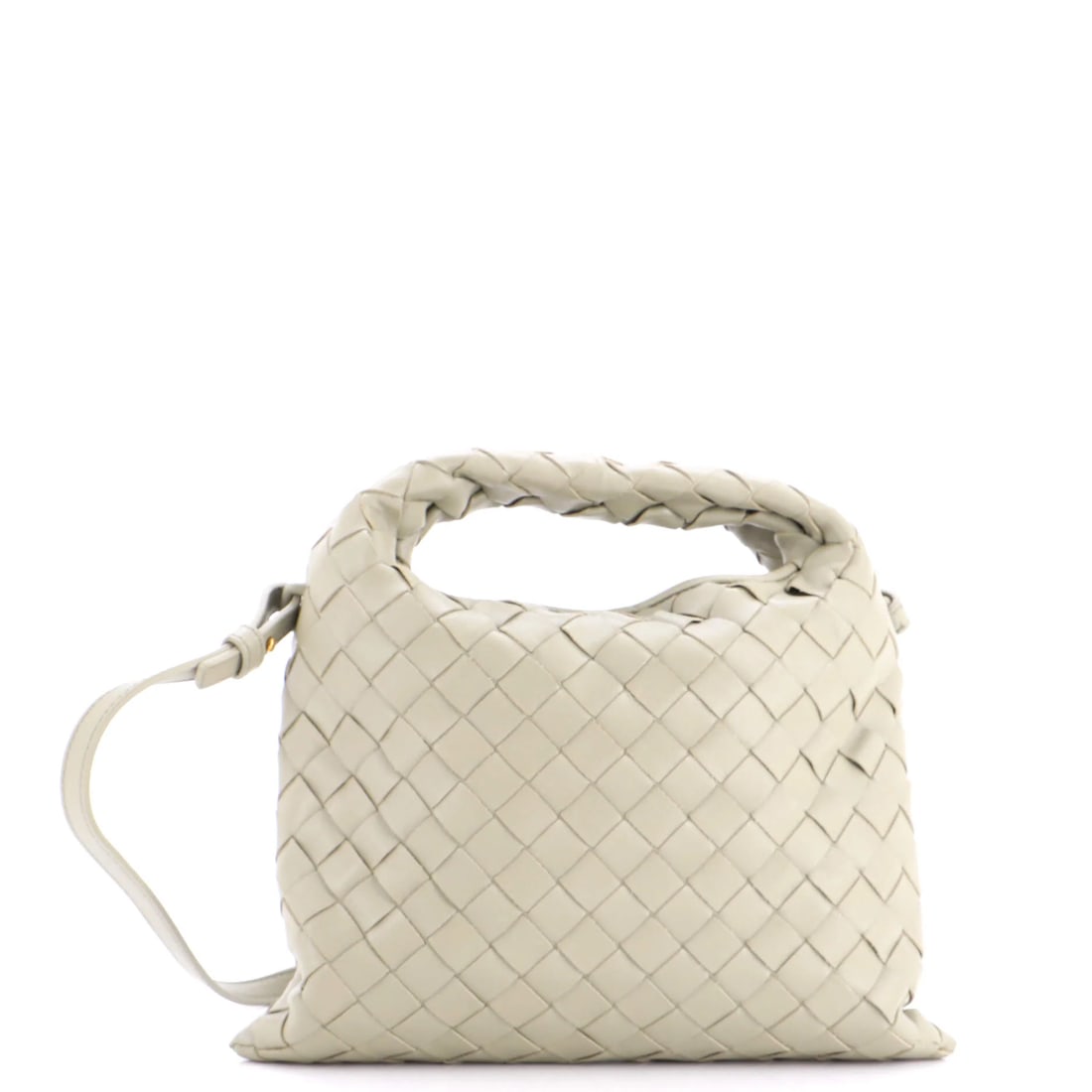 Bottega Veneta Cassette Chain Crossbody Bag Padded Maxi Intrecciato Leather: A Bottega Veneta Cassette crossbody bag, offered on its own merits. The piece measures about 10 x 7 x 2 in. Signature Intrecciato woven leather forms the body. The bag is sized to an oversized maxi sc
