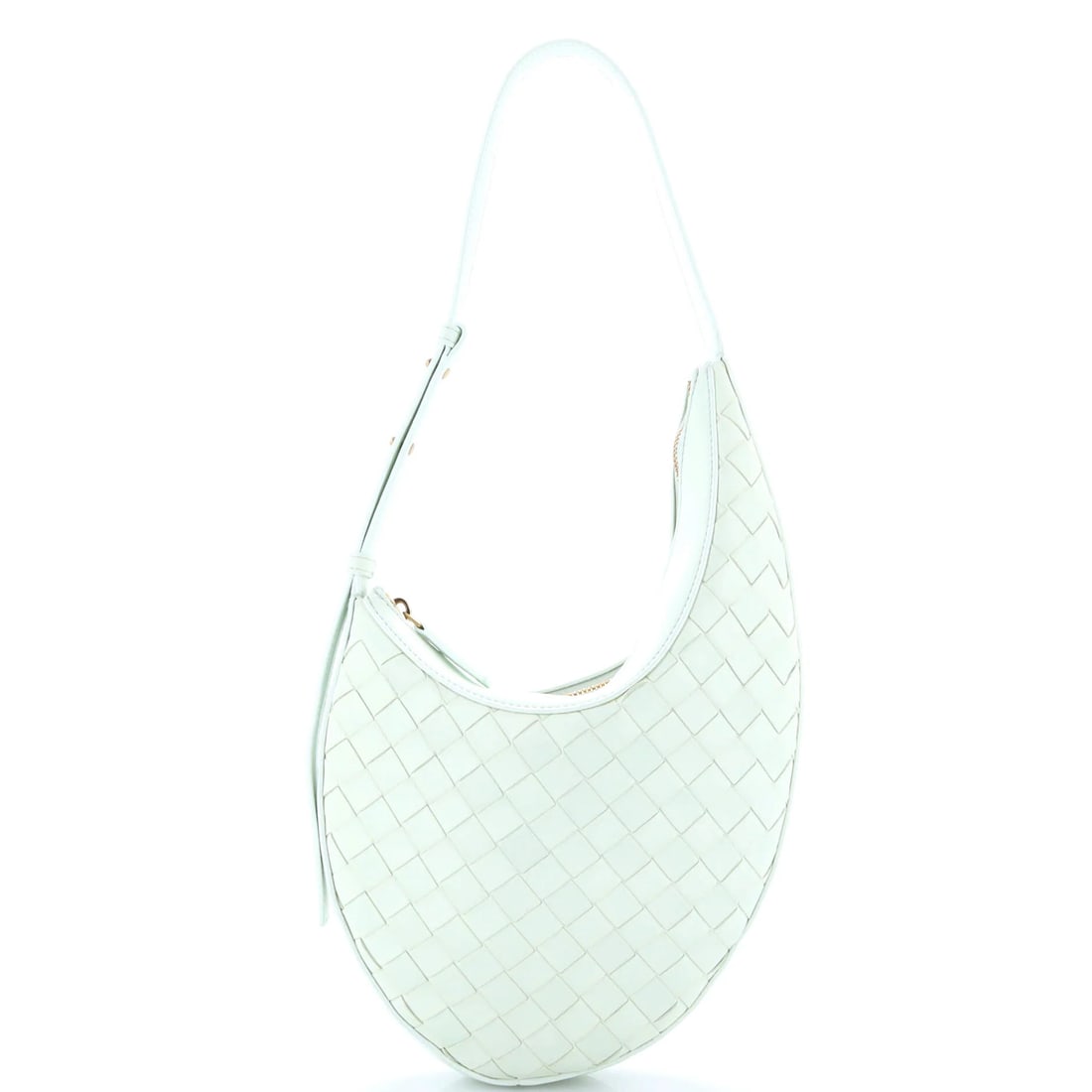 Bottega Veneta Arco Tote Maxi Intrecciato Leather Mini: Built in signature Intrecciato woven leather, this Bottega Veneta Arco tote reads clearly at a glance. Recorded dimensions are roughly 10 x 6.5 x 3 in. Reviewed for authenticity and offered with Maiso