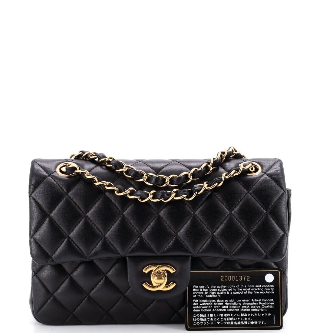 Chanel Classic Double Flap Bag Quilted Lambskin Small (1 of 4)