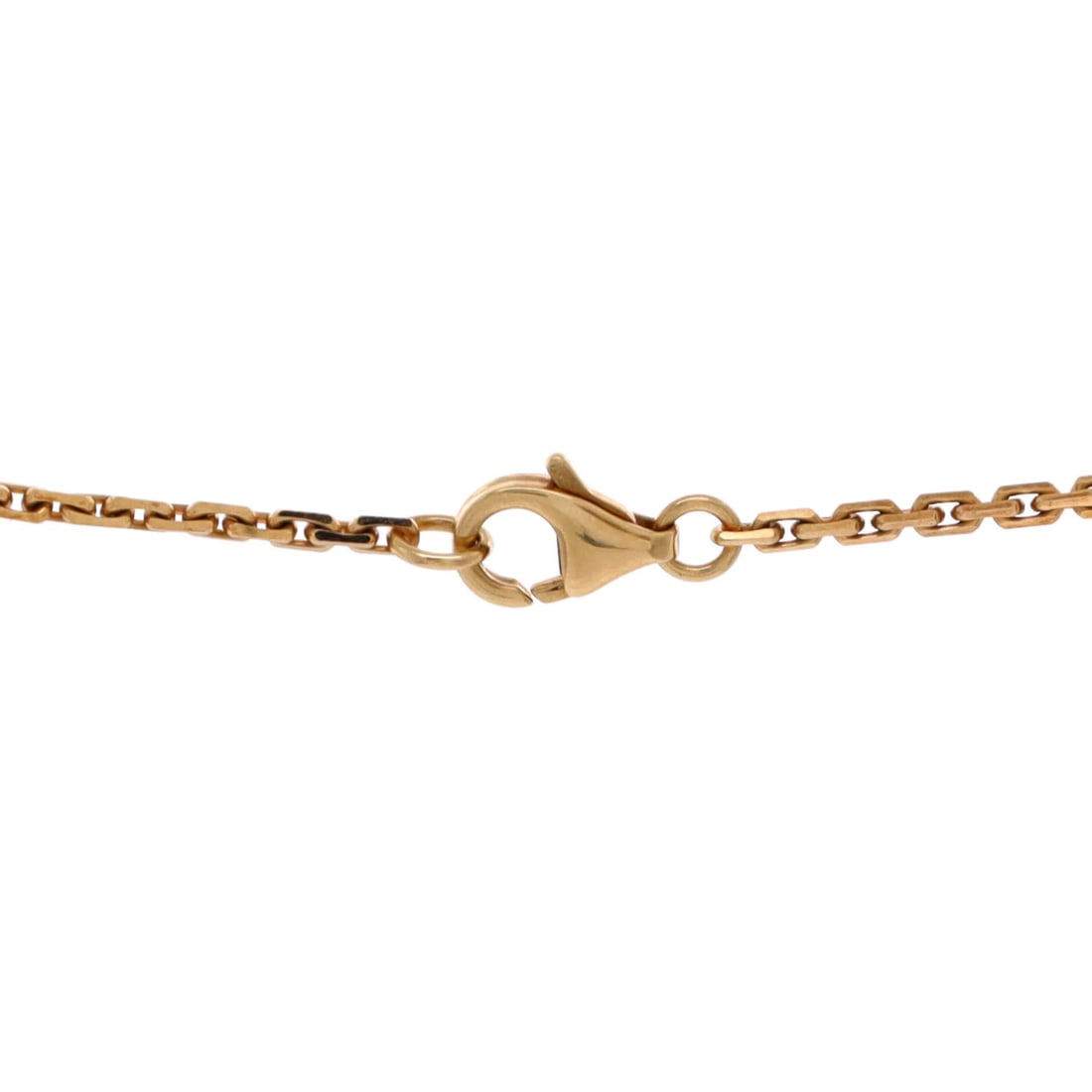 Cartier Love Interlocking Necklace 18K Yellow Gold and Diamonds: From Cartier, the Love Interlocking Necklace carries a recognizable motif rendered with quiet precision, set with diamonds. The proportions are calibrated for daily wear, present without ever tipping 
