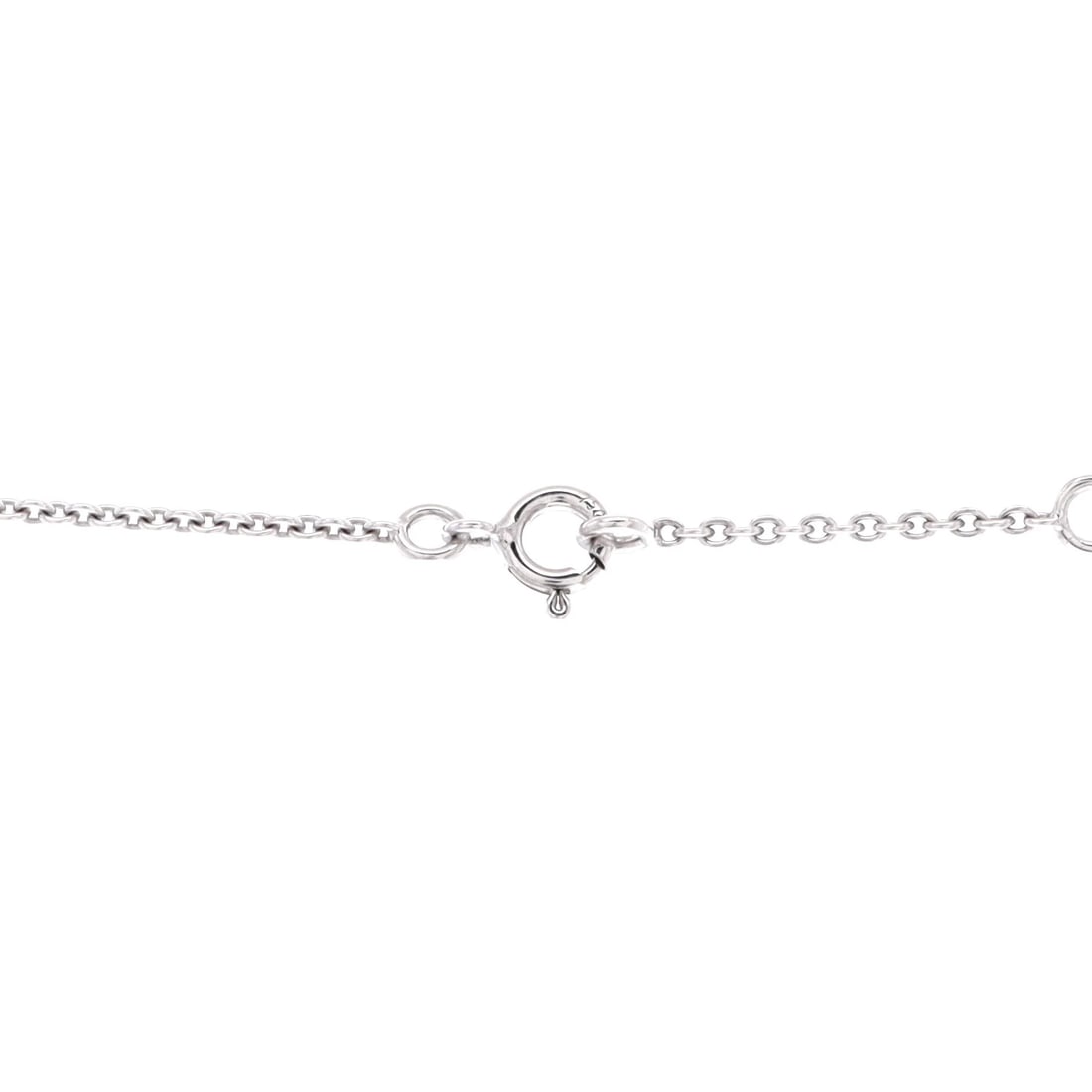 Hermes Birkin Amulette Pendant Necklace 18K White Gold and Diamonds (1 of 1)