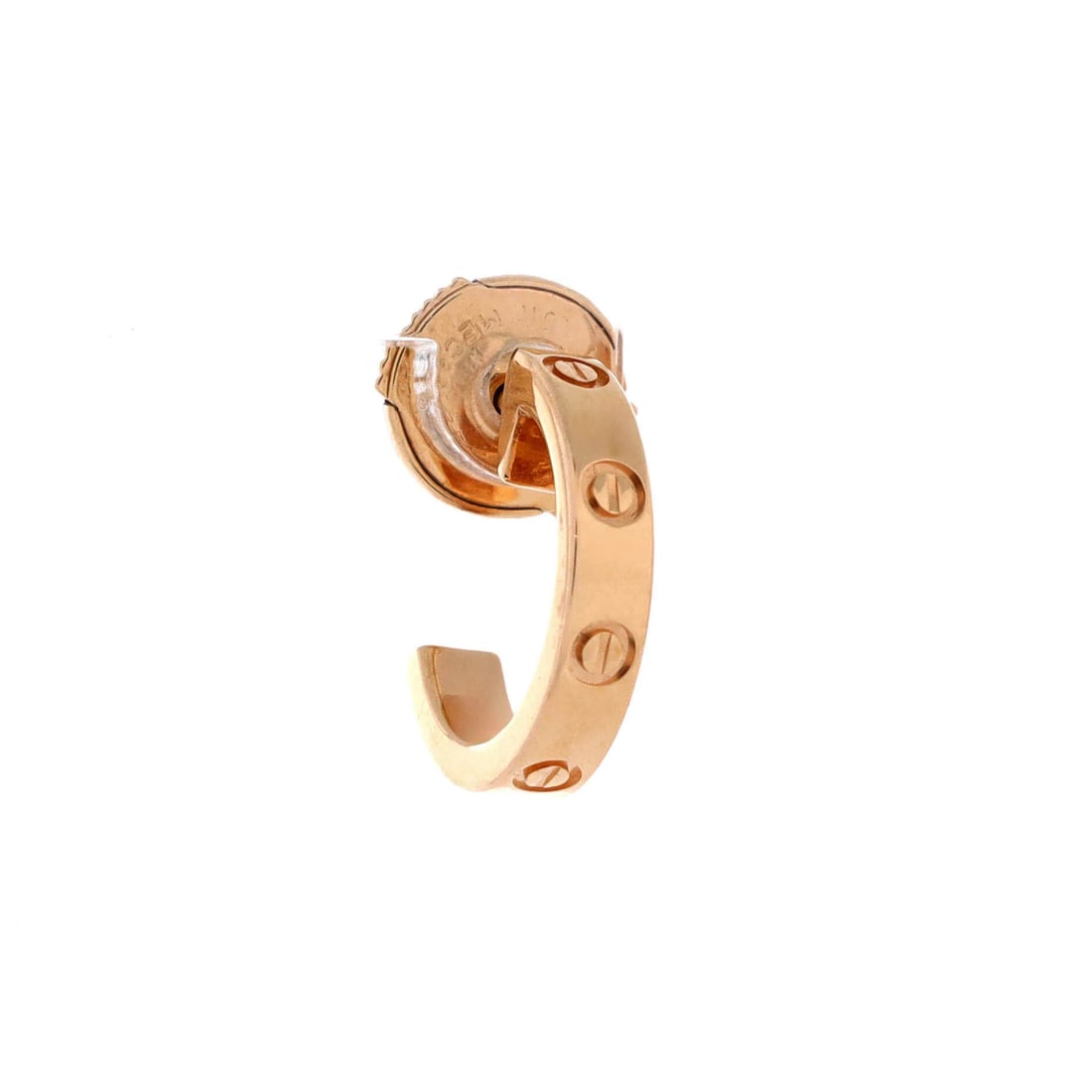 Cartier Love Hoop Earrings 18K Rose Gold Small (1 of 4)