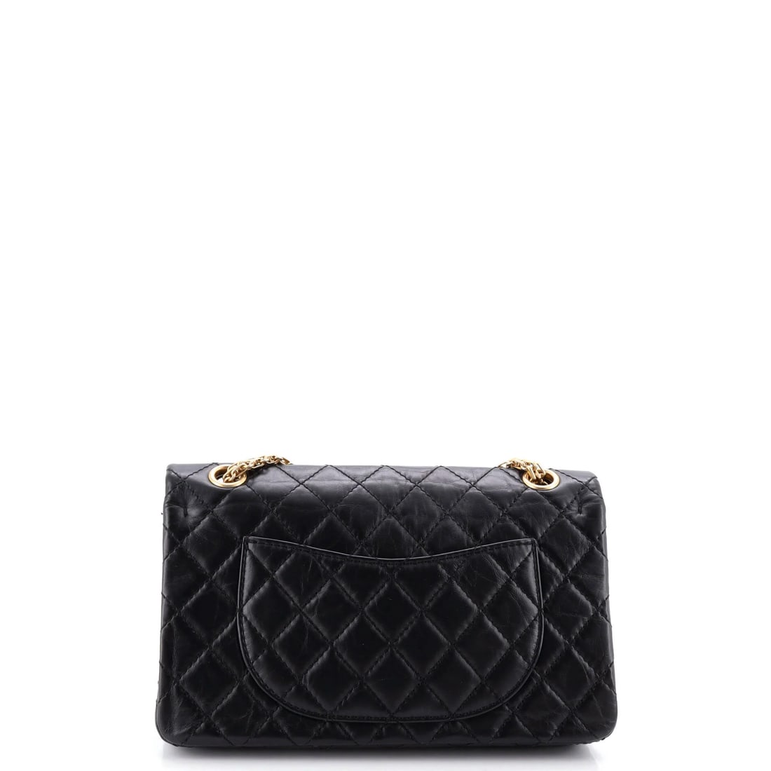 Chanel Lucky Charms Reissue 2.55 Flap Bag Quilted Aged Calfskin 225: Few silhouettes telegraph their maker like the Chanel Lucky Charms Reissue 2.55 Flap Bag Aged 225, and this one does it with ease, rendered in quilted calfskin leather. Its measured 6 by 9.5 by 3 inch