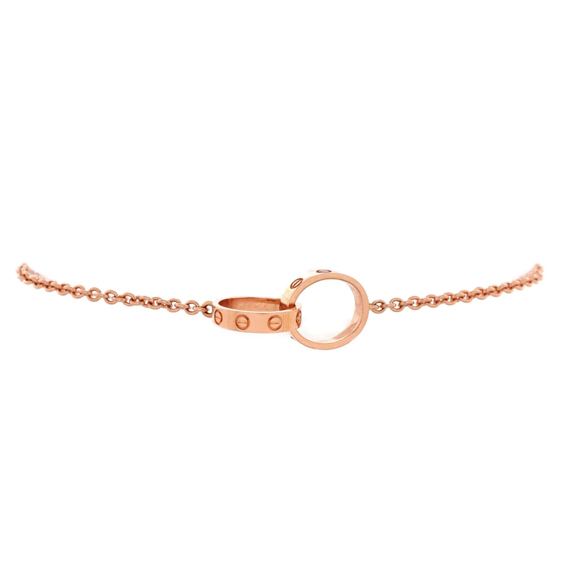 Cartier Love Interlocking Bracelet 18K Rose Gold (1 of 7)