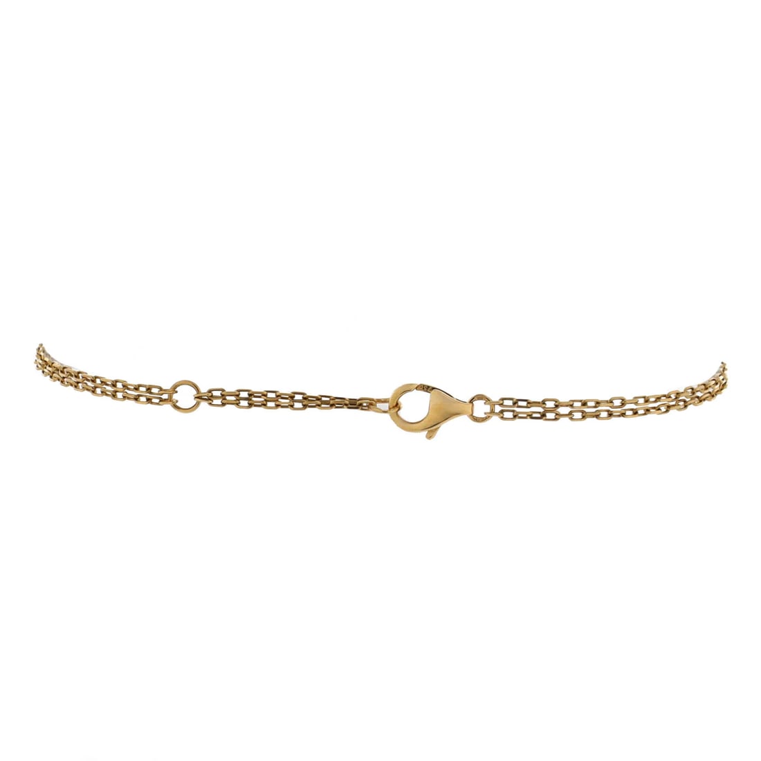 Cartier 2 Diamonds Love Bracelet 18K Yellow Gold with Diamonds: Cartier's Love Bracelet opens this lot with the confidence of a well-known house design, set with diamonds. The proportions are calibrated for daily wear, present without ever tipping into excess. The