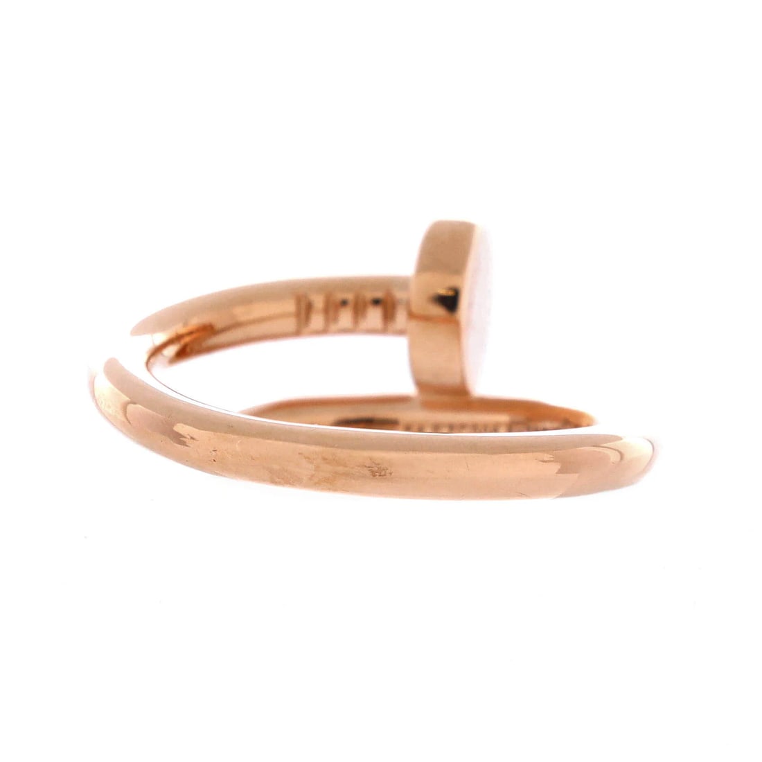 Cartier Juste un Clou Ring 18K Rose Gold 6.75-54 (1 of 6)
