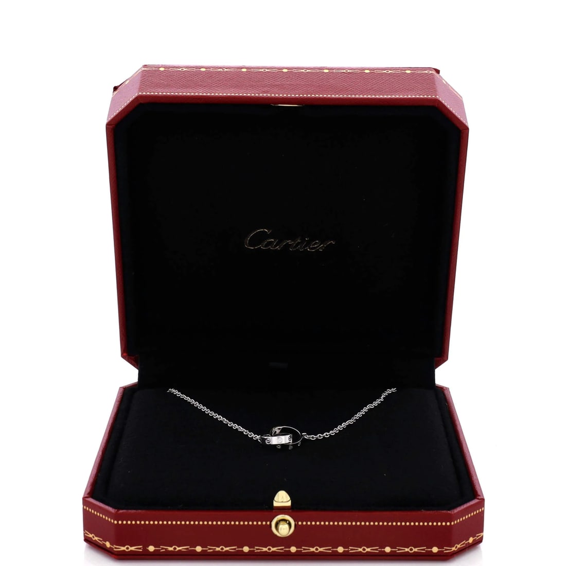 Cartier Love 4 Diamond Bracelet 18K Rose Gold with Diamonds (1 of 7)