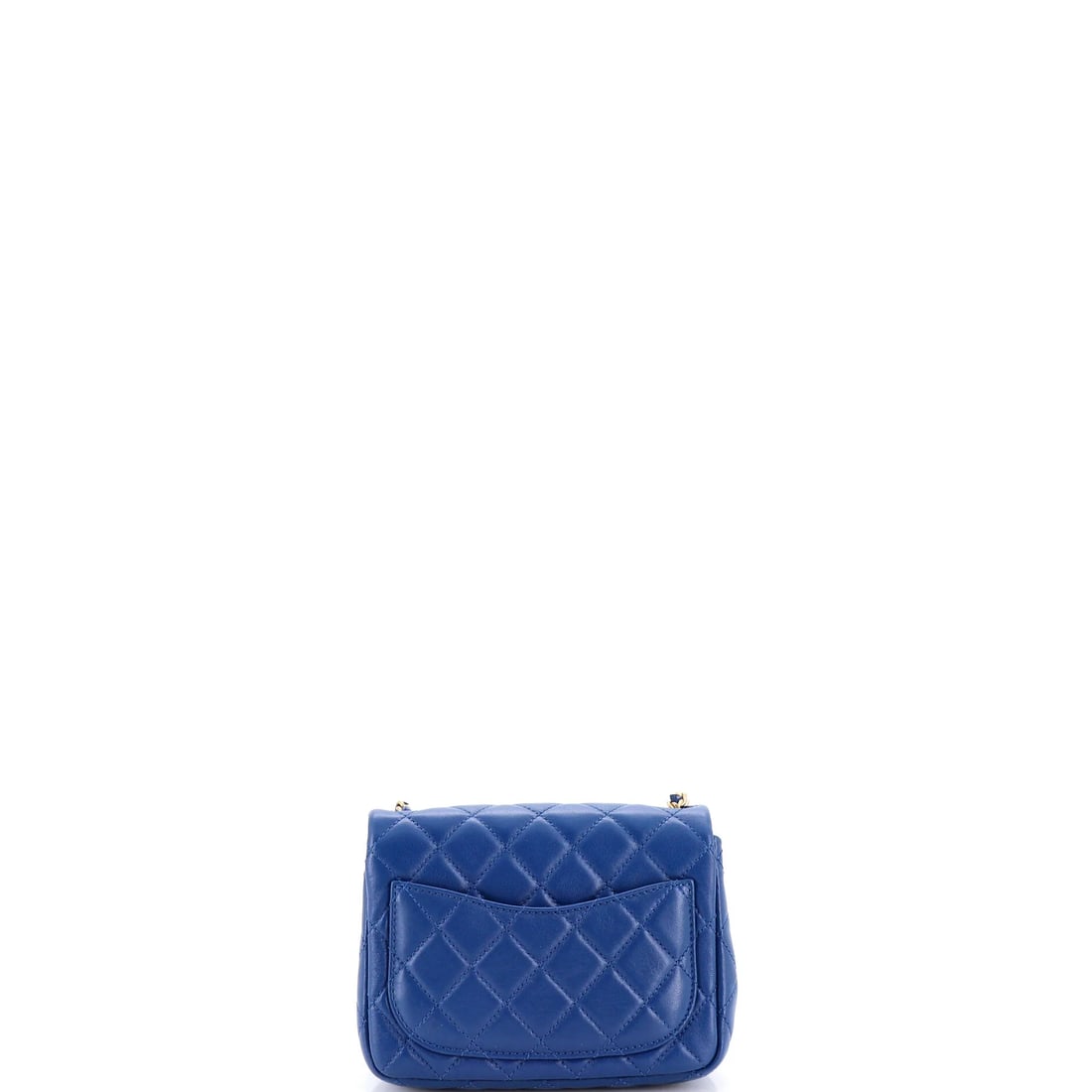 Chanel Pearl Crush Square Flap Bag Quilted Lambskin Mini: Chanel's Crush Square Flap Bag leads with disciplined lines and a carry profile built for real use, rendered in quilted lambskin leather. The Mini format strikes a versatile middle ground in the line.