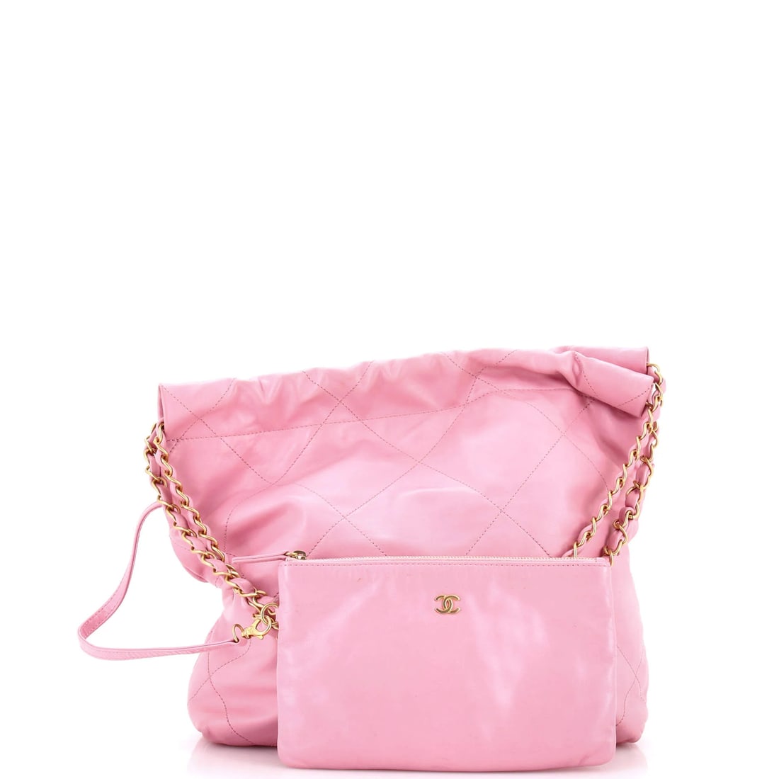 Chanel 22 Chain Hobo Quilted Calfskin Mini (1 of 4)