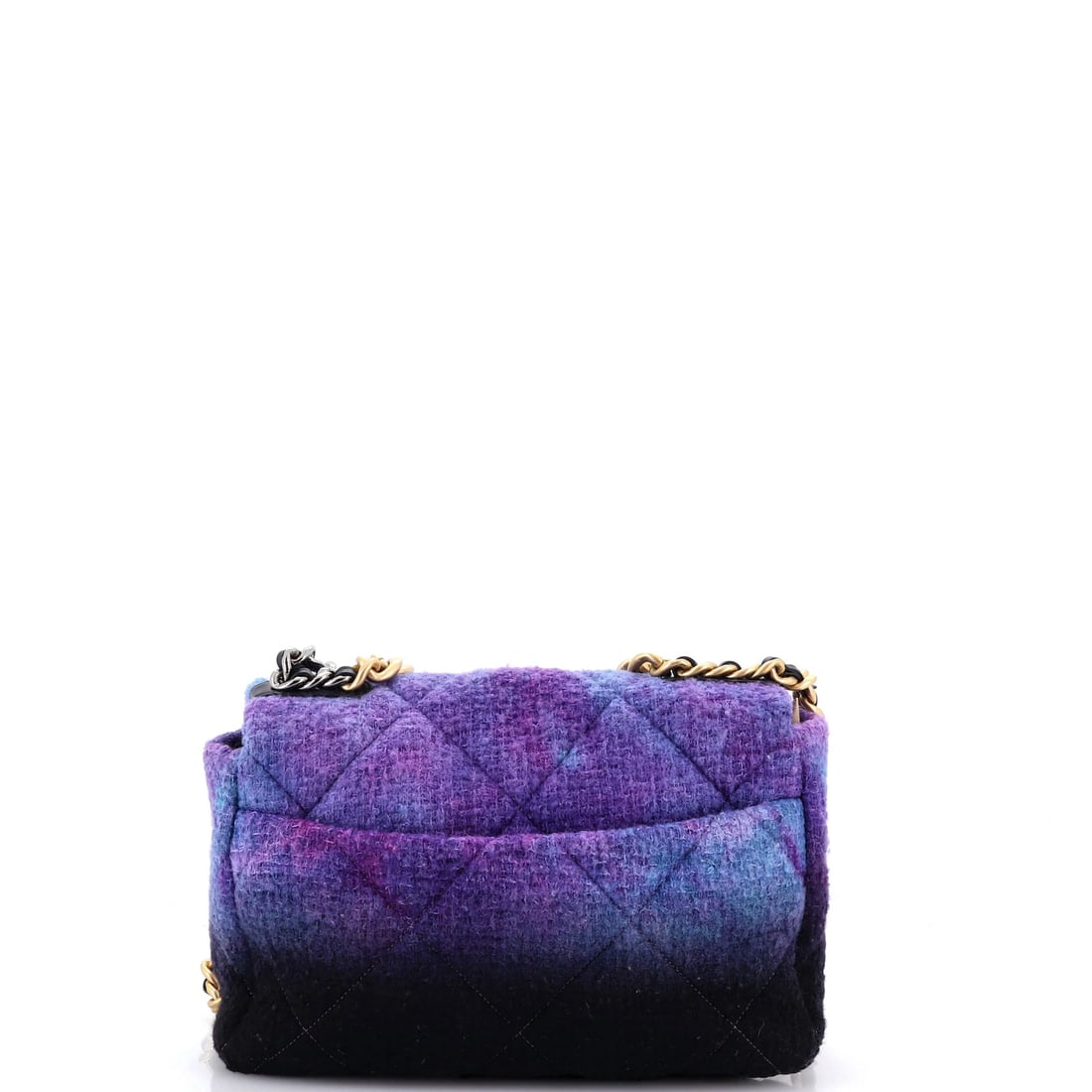 Chanel 19 Flap Bag Quilted Leather Large: The Chanel Flap Bag carries the unmistakable hand of the house in its proportion and finish, rendered in quilted leather. The Large format strikes a versatile middle ground in the line. Its measured 8