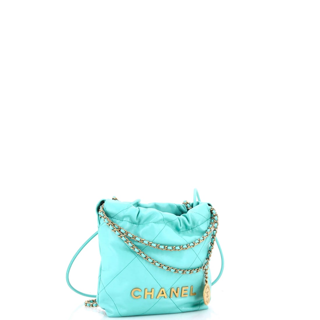 Chanel 22 Chain Hobo Quilted Shearling Small: Chanel Chain Hobo opens this lot with the kind of confident structure that needs little explanation, rendered in quilted shearling. Presented in the Small size for an easy, everyday footprint. Its mea