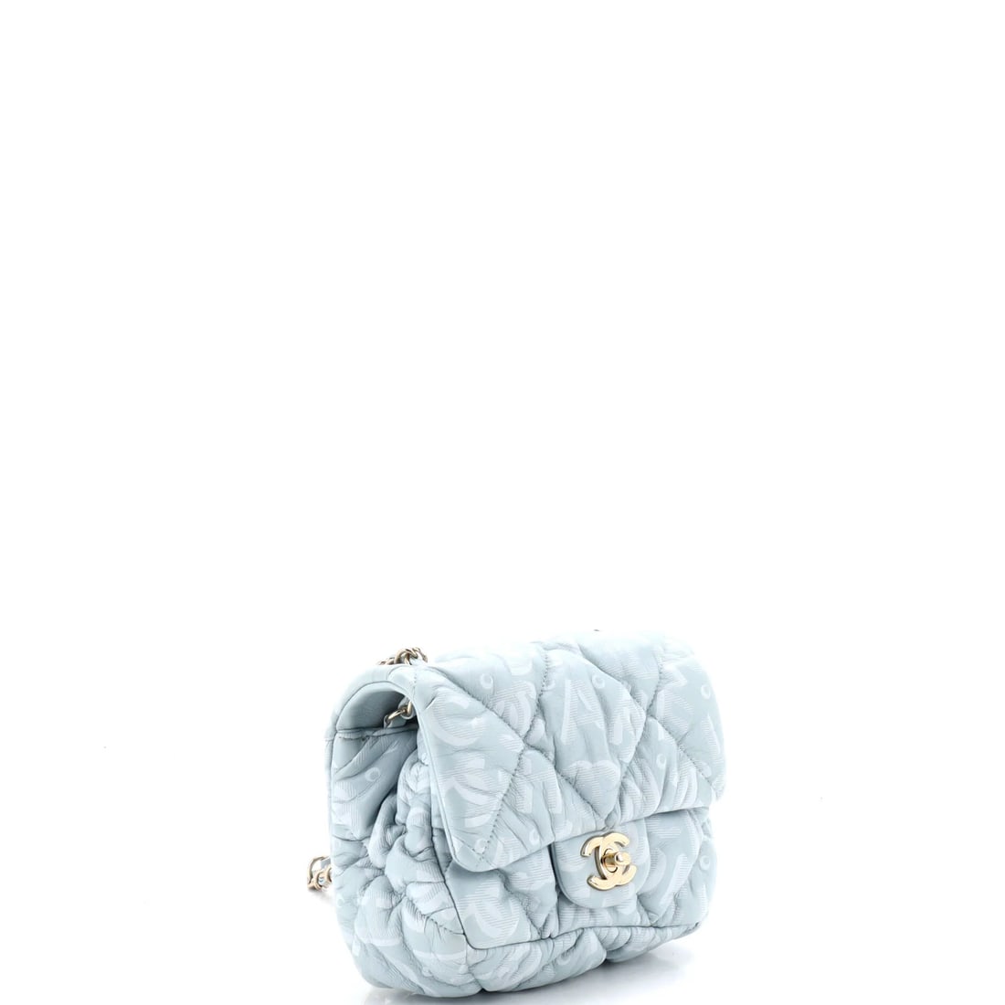 Chanel Classic Single Flap Bag Quilted Caviar Mini: Presented here is the Chanel Single Flap Bag, a piece whose form and house identity register at a glance, rendered in quilted caviar leather. It comes in the Classic size, a scale that places it neatl