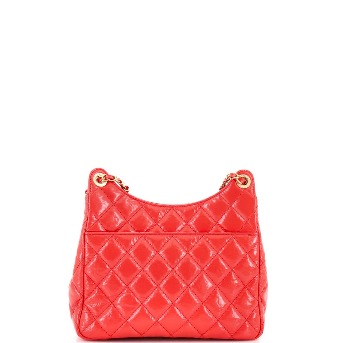 Chanel CC Chain Flap Bag Quilted Shearling with Lambskin Medium: The Chanel CC Chain Flap Bag opens with the balanced proportion and finish that define the model, rendered in quilted shearling and lambskin leather. It comes in the Medium size, a scale that places i