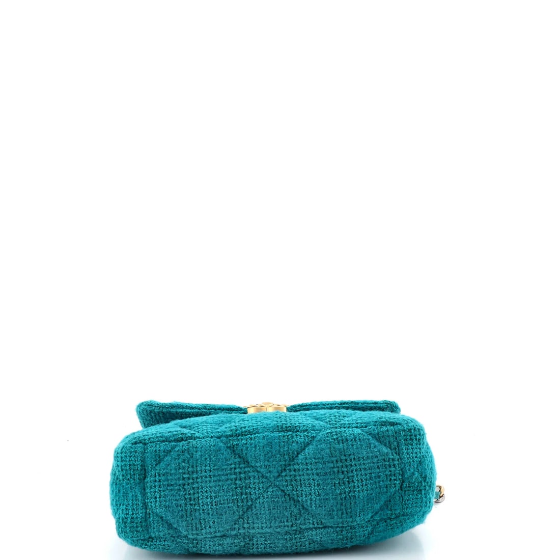 Chanel 19 Flap Bag Quilted Tweed Medium: Chanel's Flap Bag leads with disciplined lines and a carry profile built for real use, rendered in quilted tweed. Presented in the Medium size for an easy, everyday footprint. Authenticity is guarante