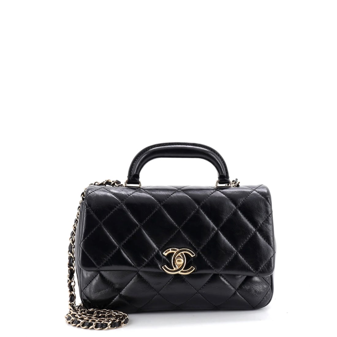Chanel 19 Flap Bag Quilted Denim Medium: Chanel's Flap Bag leads with disciplined lines and a carry profile built for real use, rendered in quilted denim. Presented in the Medium size for an easy, everyday footprint. At approximately 6 by