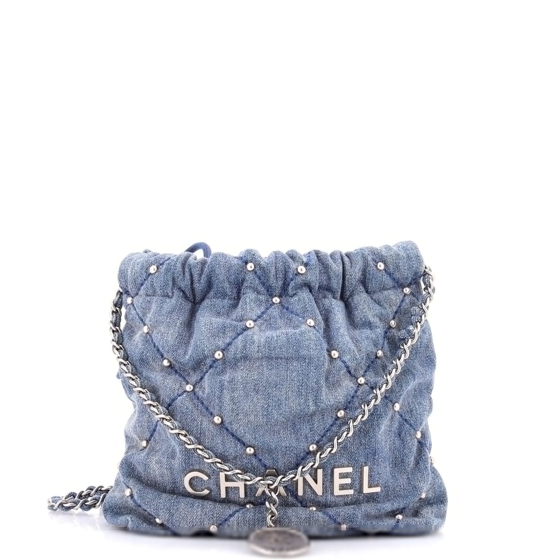 Chanel Classic Double Flap Bag Chevron Iridescent Crumpled Calfskin Medium: Crisp and self-assured, the Chanel Double Flap Bag Chevron Iridescent Crumpled wears its house identity without raising its voice, rendered in calfskin leather. The Classic format strikes a versatile